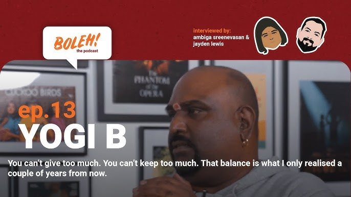 Boleh! the podcast, episode 13 with Yogi B, interviewed by Ambiga Sreenevasan and Jayden Lewis