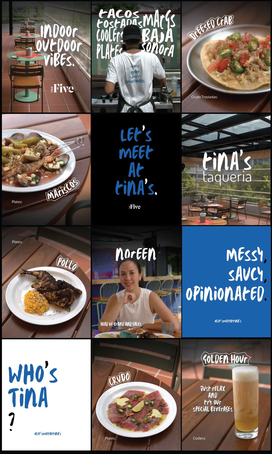 Tina’s Taqueria social grid