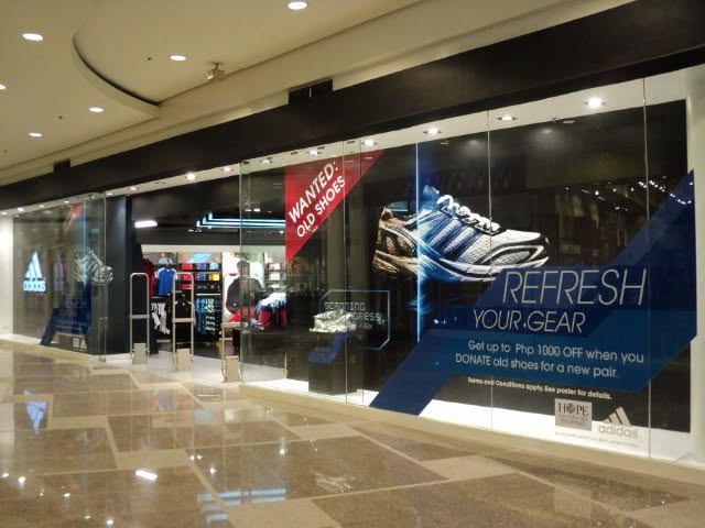 adidas store front in Manila